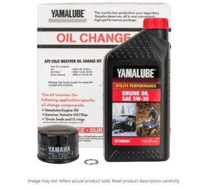 #ad New Yamaha ATV Cold Weather Oil Change Kit LUB ATVCG KT 25 $42.99