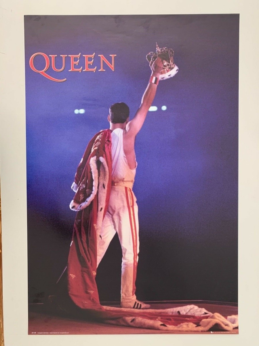 QUEEN,FREDDIE MERCURY, PHOTO BY NEAL PRESTON, LICENSED 2000's