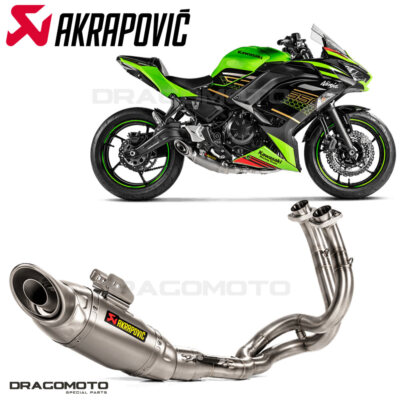 KAWASAKI Z 650 / NINJA 2021-2024 Auspuffanlage AKRAPOVIC RC S-K6R13-AFCRT/1