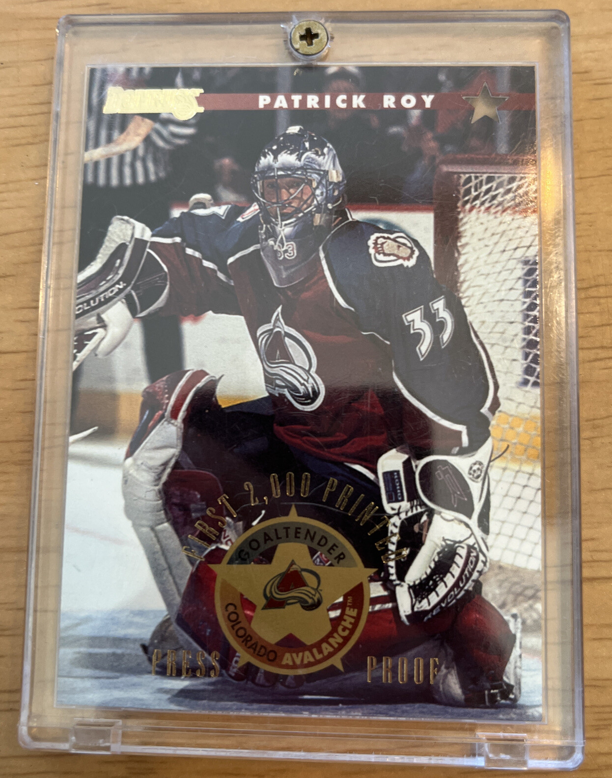 1996-97 Donruss Press Proof /2000 Patrick Roy #112 HOF