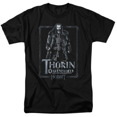 THE HOBBIT THORIN STARE Licensed Adult Men's Graphic Tee Shirt SM-6XL