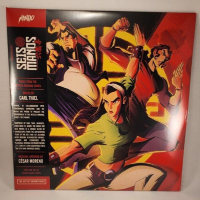 Seis Manos Carl Thiel Music from Netflix Original Series Mondo Black 2XLP Vinyl