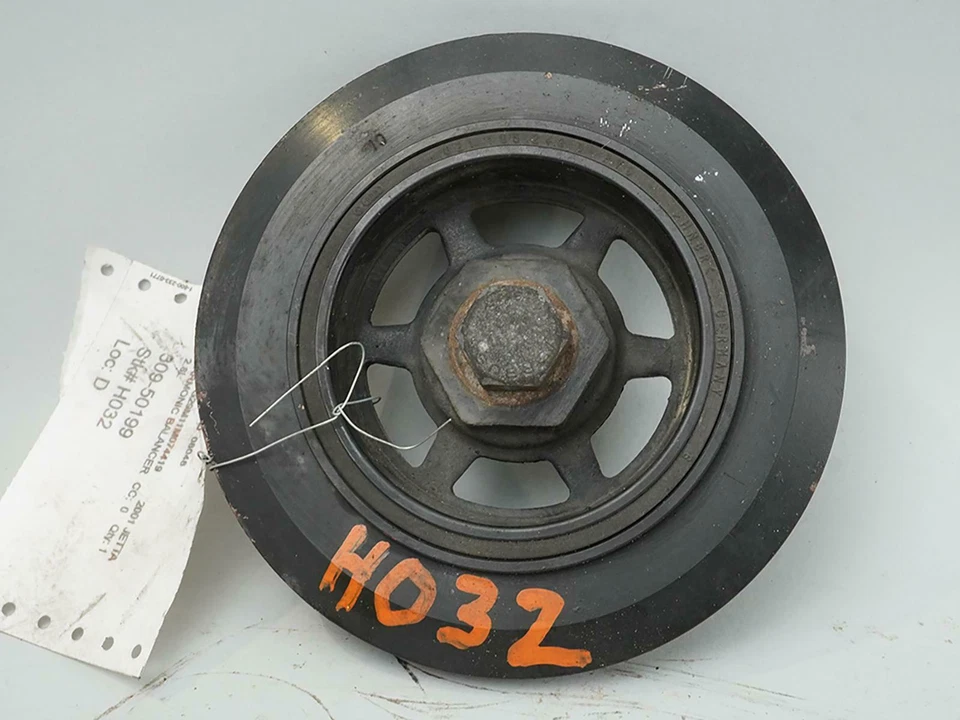 1993 - 2005 Volkswagen Jetta 2.8 Liter 6 Cylinder Harmonic Balancer Pulley Oem Foto 4 de 4