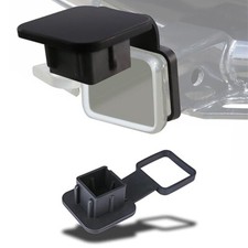 2 Hitch Cover Rubber Tow Trailer Receiver Waterproof Tube Cap 4-way Flat Insert