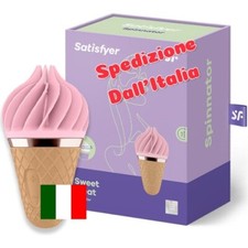 Stimolatore clitorideo vibratore per donne Cono Gelato Sex toys  Divertenti
