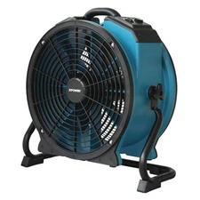 XPOWER X-47ATR 1/3 HP 3600 CFM Industrial Axial Fan Air Mover w Outlet, Timer
