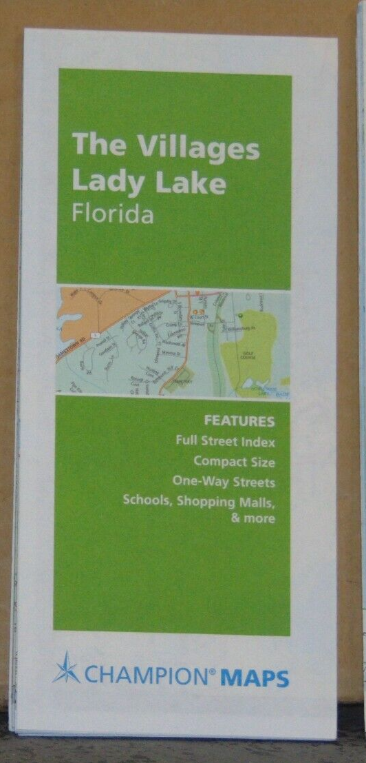 2007 Champion Street Map of The Villages, Lady Lakes, Florida