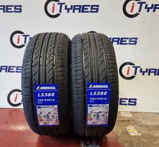 X2 205 55 16 91V LANDSAIL NEW TYRES, 205/55R16  AMAZING "B" RATING FOR WET GRIP!