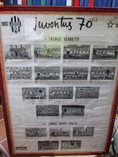 Calcio Football Poster Manifesto Squadre Storia Juventus 1897/1967