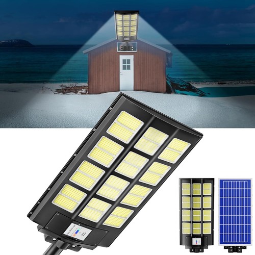 Loyoele Solar Street Light 2400W Outdoor Waterproof, Solar Outdoor LED Street - Picture 8 of 8
