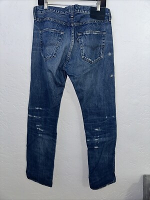 LEVIS 501 Original Japan Made & Crafted Selvedge Big E Rip