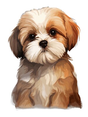 Shih Tzu Auto Aufkleber Hunde Sticker