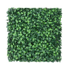 20x20in Artificial Gardenia Leave Mat Wall Hedge Decor Privacy Fence Panel Grass