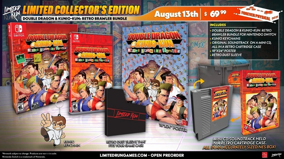Double Dragon And Kunio Kun Retro Brawler Bundle Collectors Edition (Lrg) - Image 2 of 2