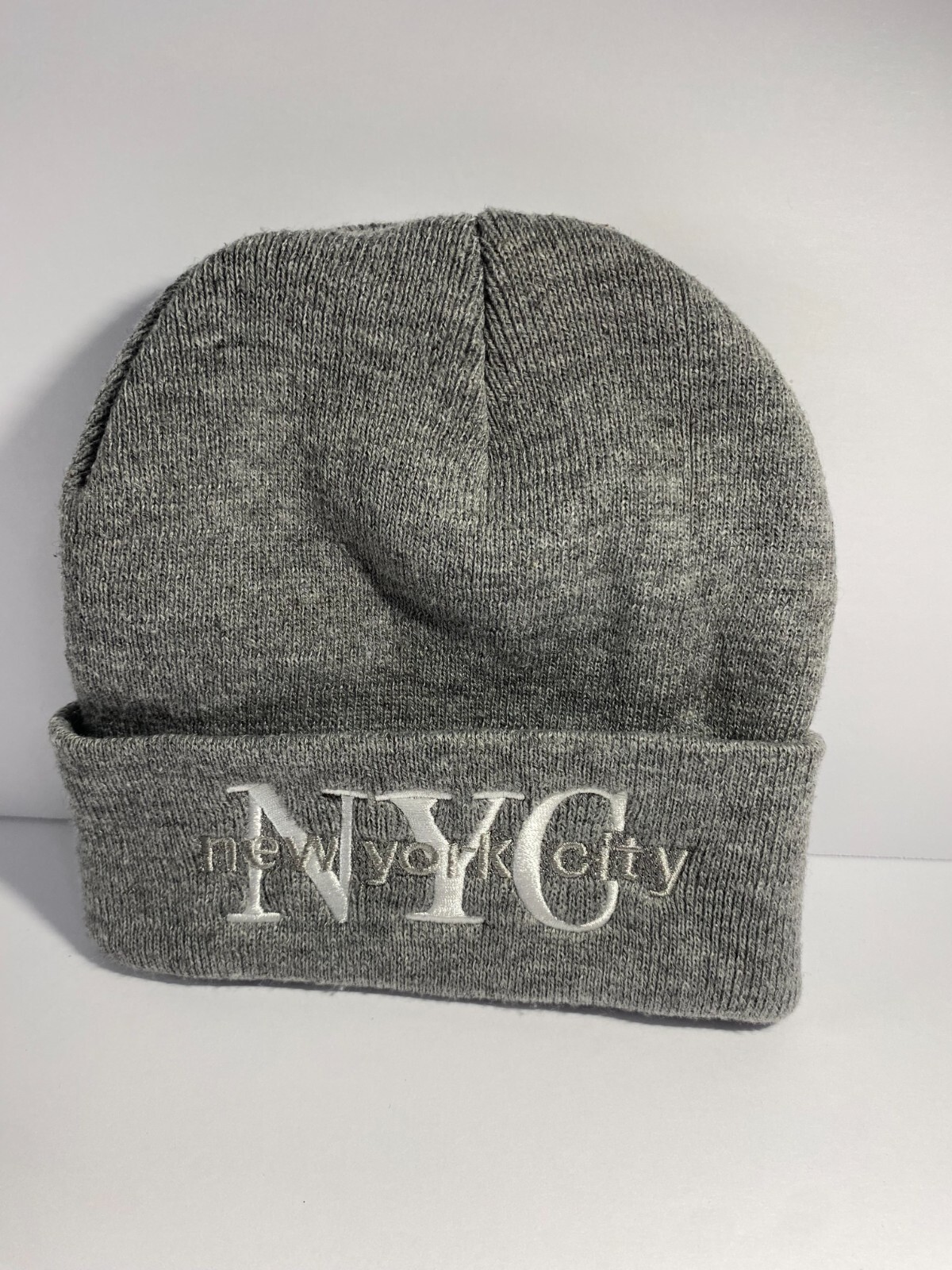Vintage Unisex NYC Beanie Toboggan Hat Pre-Owned-image