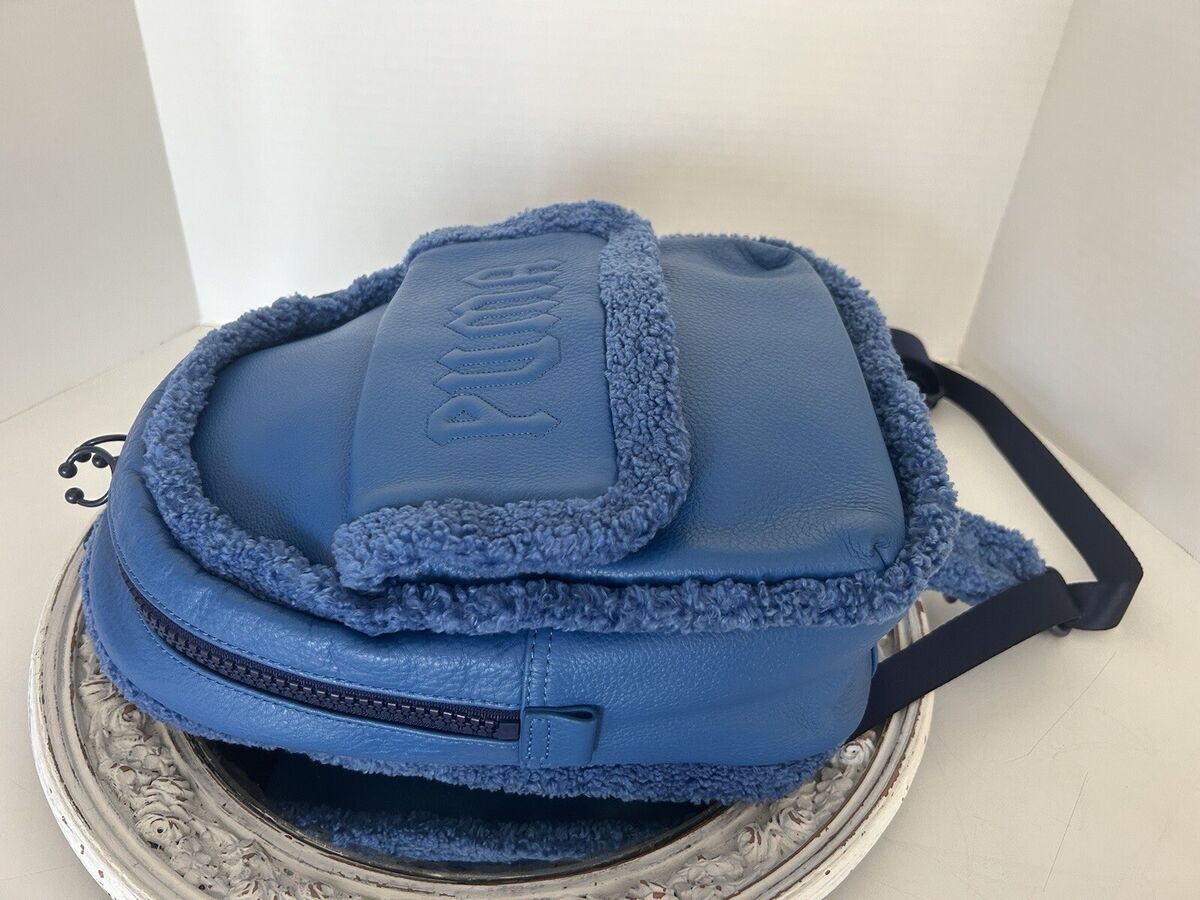 Puma x Fenty by Rihanna Blue Sherpa mini Backpack | eBay Puma x Fenty by Rihanna Blue Sherpa mini Backpack | eBay