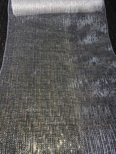 DEKO NETZBAND 21"x10Yard (52cmx9m) Glitzer Glitzer Rot Silber Gold Zuckerstange - Bild 28 von 45