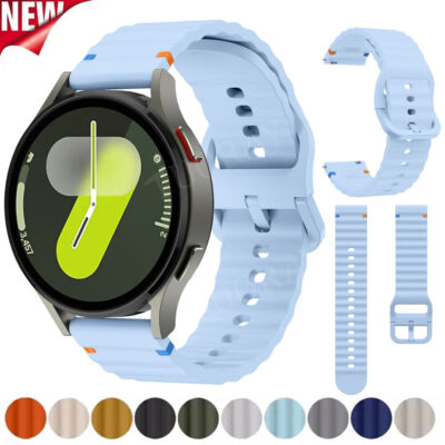 Silikon Sports Armband Für Samsung Galaxy Watch FE/7/6/5/4/3/Active2 1/Classic