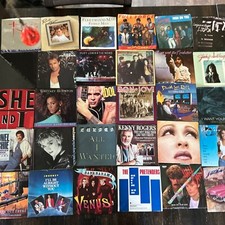 Lot of 30 45 rpm record picture sleeves only no vinyl 941