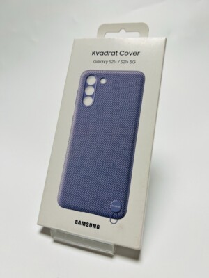 Original Samsung Kvadrat Cover Schutz Hülle Case für Galaxy S21+ PLUS 5G Violett