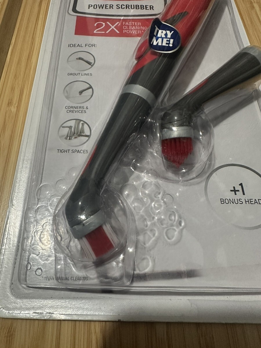 Rubbermaid Reveal Power Schrubber – Kabellos, 60 Oszillationen/Sek., Mit Weichen Borsten & 6 Mikrofaser-Pads