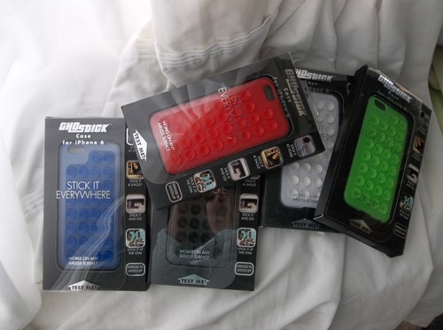 GHO Stick Case for iPhone 5/5S, Red, Black, White,Green, Blue &Pink Selfie!! NEW - Picture 4 of 7