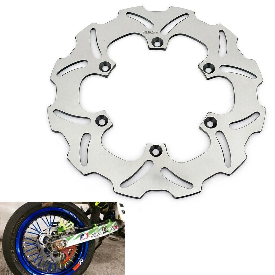 Adaptador de rotor de disco de freno delantero trasero DRZ400SM 15-19 para Suzuki 320 mm DR-Z 400 SM Foto 2 de 4