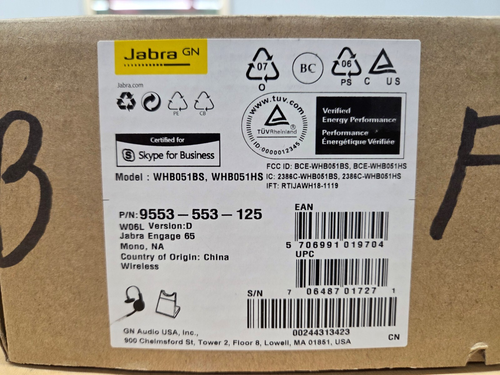 New JABRA Engage 65 W06L P/N: 9553-553-125 - Zdjęcie 3 z 3