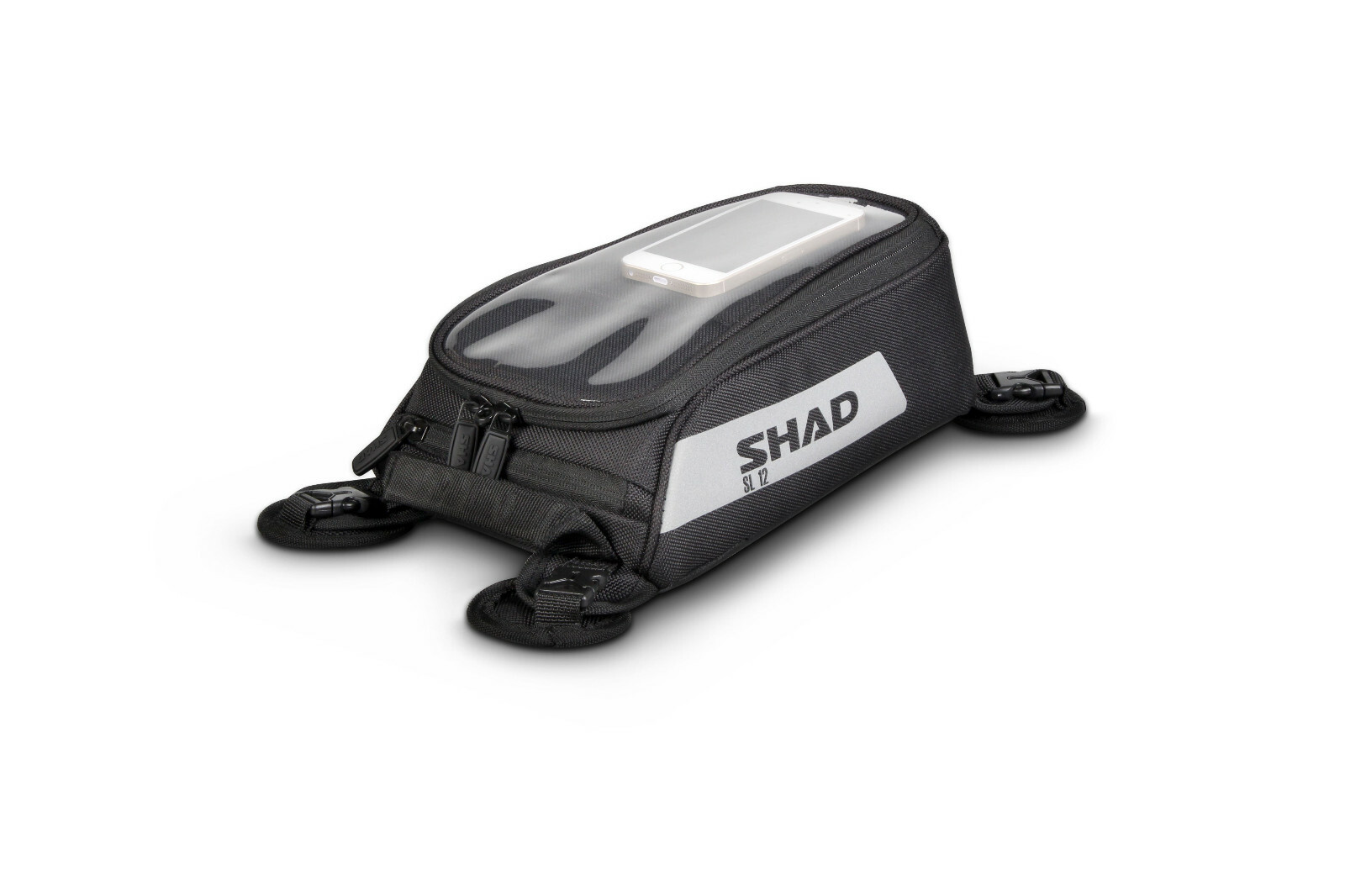 Sacoche réservoir magnétique SHAD moto universelle noire de 4L pour motard