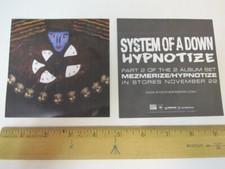System Of A Down 2005 Hypnotize American Records Big Sticker New Old Stock