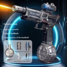 Tiktok Electric Water Gun Automatic Water Gun Kids Toy - Black USA Shipping