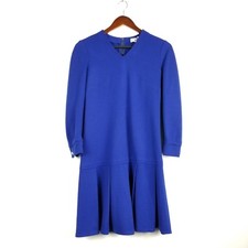 Vintage Romay of California Dress S M Royal Blue Cheerleader Uniform Pleated