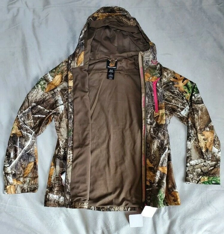 L Women's Realtree Lightweight Sent Control Jacket Realtree Edge Pink Logo - Image 2 of 4