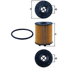 Oil Filter For Fiat 124 Spider 1.4 Mahle 0006000633302 0071765460 0073500049