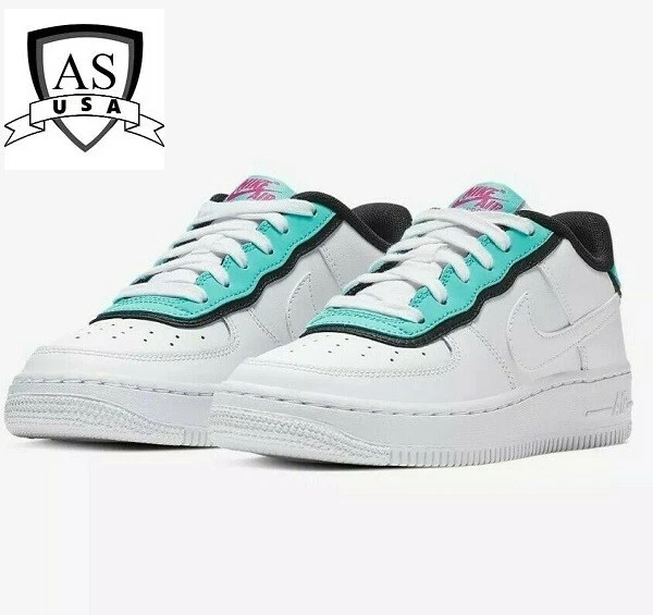 Nike Air Force 1 LV8 Big Kids' Shoes in White, Size: 6.5Y | Dx1787-100