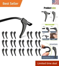 Active Eyewear Solution: 16 Pairs of Silicone Anti-Slip Ear Grips for Sports