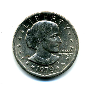 1979 P SBA SUSAN B ANTHONY DOLLAR BRILLIANT UNCIRCULATED 100 CENT COIN #8382