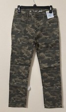 NWT Cat and Jack Youth Boys Slim Camouflage Pants Jeans Adjustable Waist Sz 14