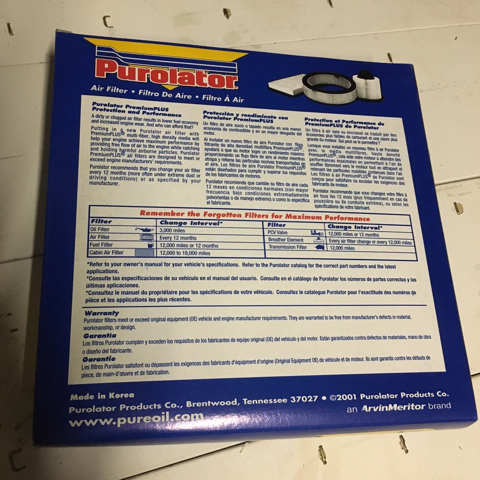 Purolator A35244 Air Filter For Lancer 03-07 Pajero iO 99-07 Outlander 03-06 - Image 2 of 4