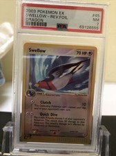 2003 Pokémon EX Dragon Swellow 45/97 Reverse Holo PSA 7 143