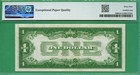 FANCY BINARY SERIAL NUMBER - E 00044440 A - 1928 $1 SC - Fr 1600 - PMG CU 64 EPQ — photo 2