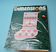 Dimensions Net Darning Lace Christmas stocking kit 8614