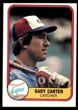 Gary Carter 1981 Fleer #142 Montreal Expos MLB READ FREE SHIPPING AutographDen