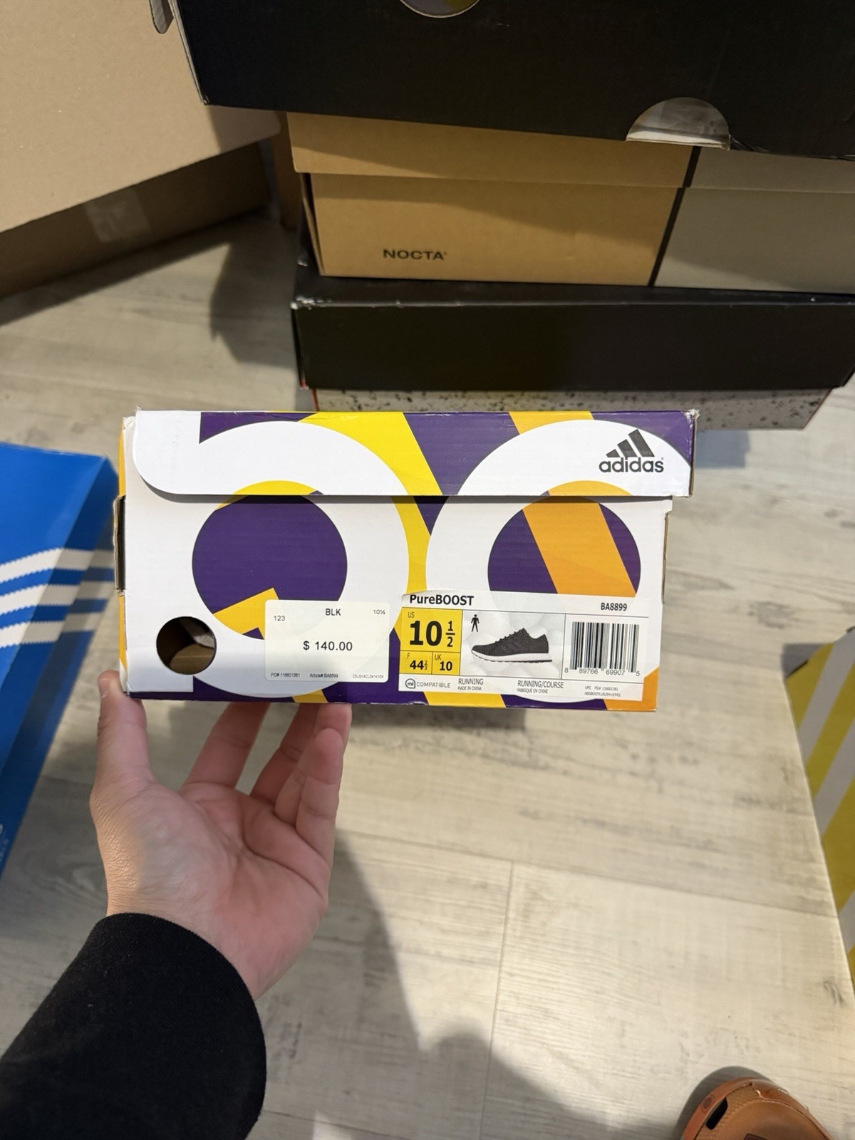 adidas PureBoost CoreBlack thumbnail 9