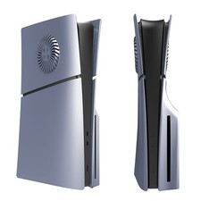 For PS5 slim Replacement Panel New Gray Silver Cooling Cover with Vent