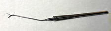 A MICRO GRASPING FORCEPS WITH A HINGED, ANGLED JAW – 7”.