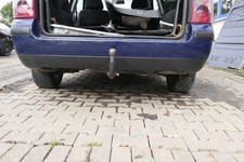 VW Passat 3BG Kombi Variant Stoßstange hinten Heckstoßstange blau LB5N