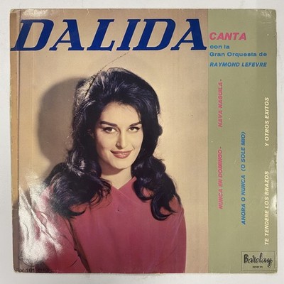DALIDA - CANTA CON LA GRAN ORQUESTA DE RAYMOND LAFEVRE- 1961 MEXICAN LP, CHANSON