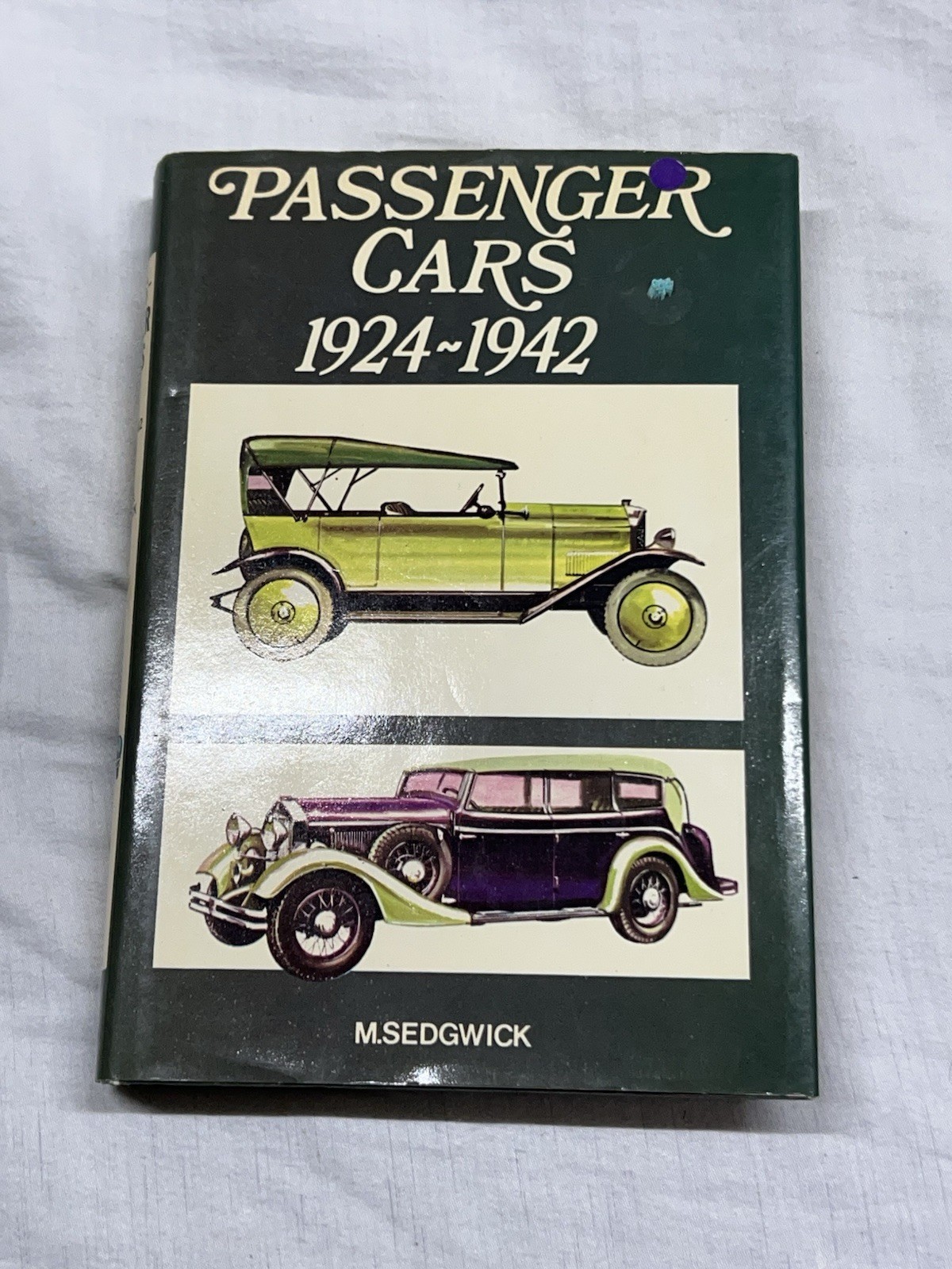 Passenger Cars, 1924-1942 by Michael Sedgwick (Hardcover w/DJ)  Illustrated