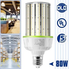 80 Watt LED Corn Bulbs Light E39 Mogul Base High Bay Fixture Lamp 5000K Daylight